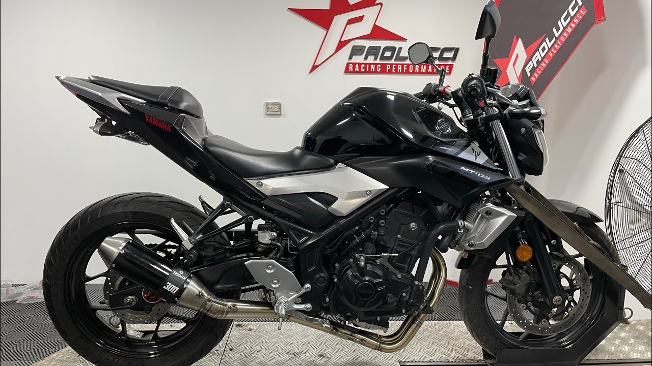 YAMAHA MT03 BANQUEAMOS Y COLOCAMOS FULL SYSTEM PAOLUCCI 😍 ¡SUENA COMO LOCOO!