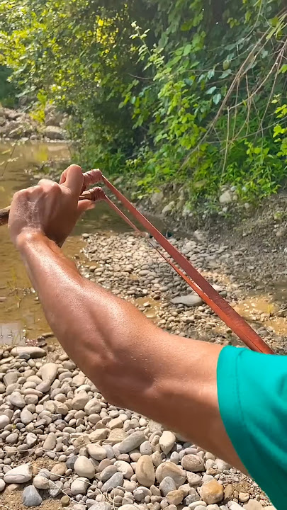 👌🏻Throwing a fishing hook with a slingshot #fushing 🐟 #slime #hookah #slingshots #ghost  #slingshot