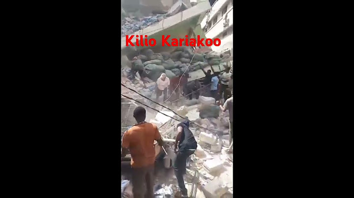 Kilio Kariakoo. Ghorofa Laporomoka🥱😱😭#earthquake