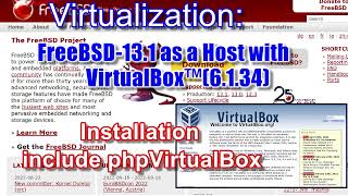 FreeBSD-13.1 as a Host with VirtualBox™-6.1.34 and phpvirtualbox 6.1