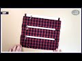 How to make a crossbody bag with 3 zipper pockets