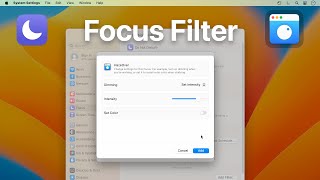 How to Set Up HazeOver Focus Filter in macOS Ventura