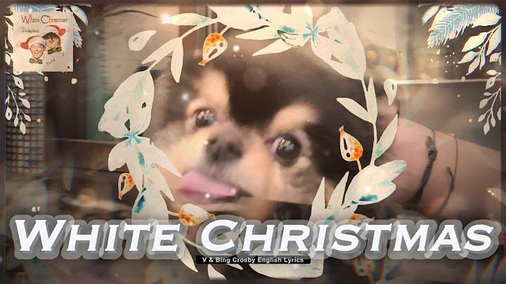 V, Bing Crosby - Bing Crosby x V (of BTS) “White Christmas” [ENGLISH LYRICS]