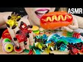 ASMR GIANT GUMMY JELLY HOT DOG,OCEAN JELLY 대왕핫도그젤리,젤리 구미 먹방 EATING SOUNDS NO TALKING MUKBANG