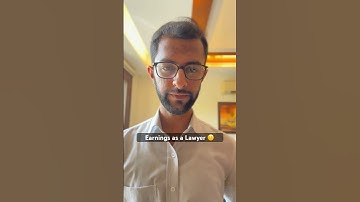 Average earnings of a Lawyer #shorts #lawyer #advocate