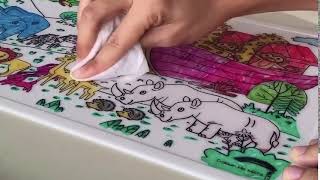 Colour Me Mats Reusable Silicone Colouring Mats