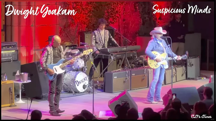 Suspicious Minds - Dwight Yoakam with Lyrics (CC) - Mountain Winery Amphitheater