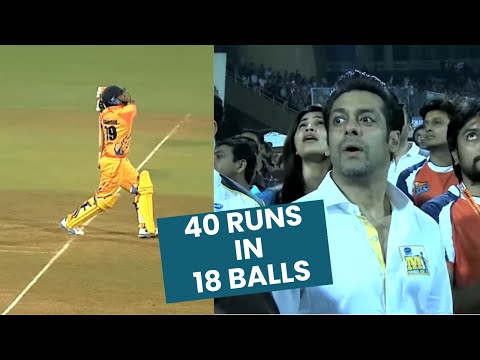 Last Ball Finish! Chennai Rhinos' Epic 40 Runs Chase Against Mumbai Heroes 😱🔥 | CCL Highlights