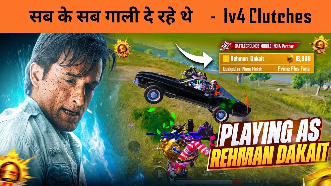 Playing as Rehman DakaitBGMI 🔥 Players Strated Abusing After this! Dhuredra Movie inspired