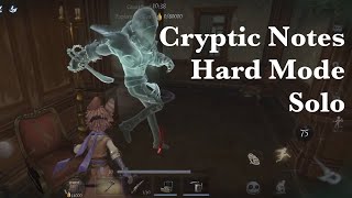 All hail the secret room | Cryptic Notes Hard Mode | IdentityV All hail the secret room | Cryptic Notes Hard Mode | IdentityV