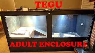 Moving My Tegu To His Adult Enclosure