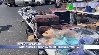 Rules to remember before your next yard sale