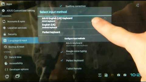 Asus Transformer Prime Video - Tips and Tutorial #13: Keyboard Dock Layout (Mapping)