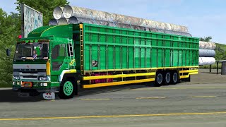share mod fuso tribal long sacis muat pipa besi, tarikan berat