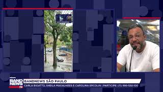 Temporal causa enchentes e prejudica circulação de ônibus no ABC paulista