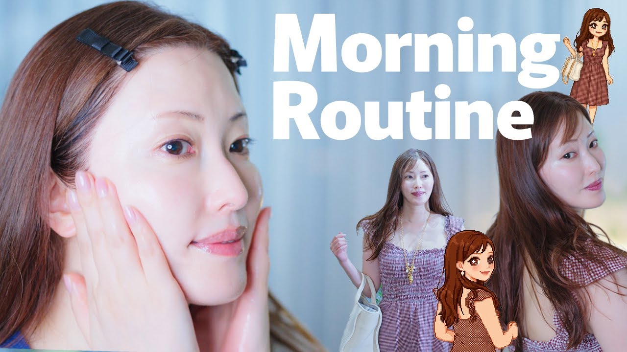 【スキンケアルーティン】焼けない！崩さない！美容のプロがやっている夏の朝ルーティンを大公開☀️すっぴんから簡単メイクまで【summer morning routine】