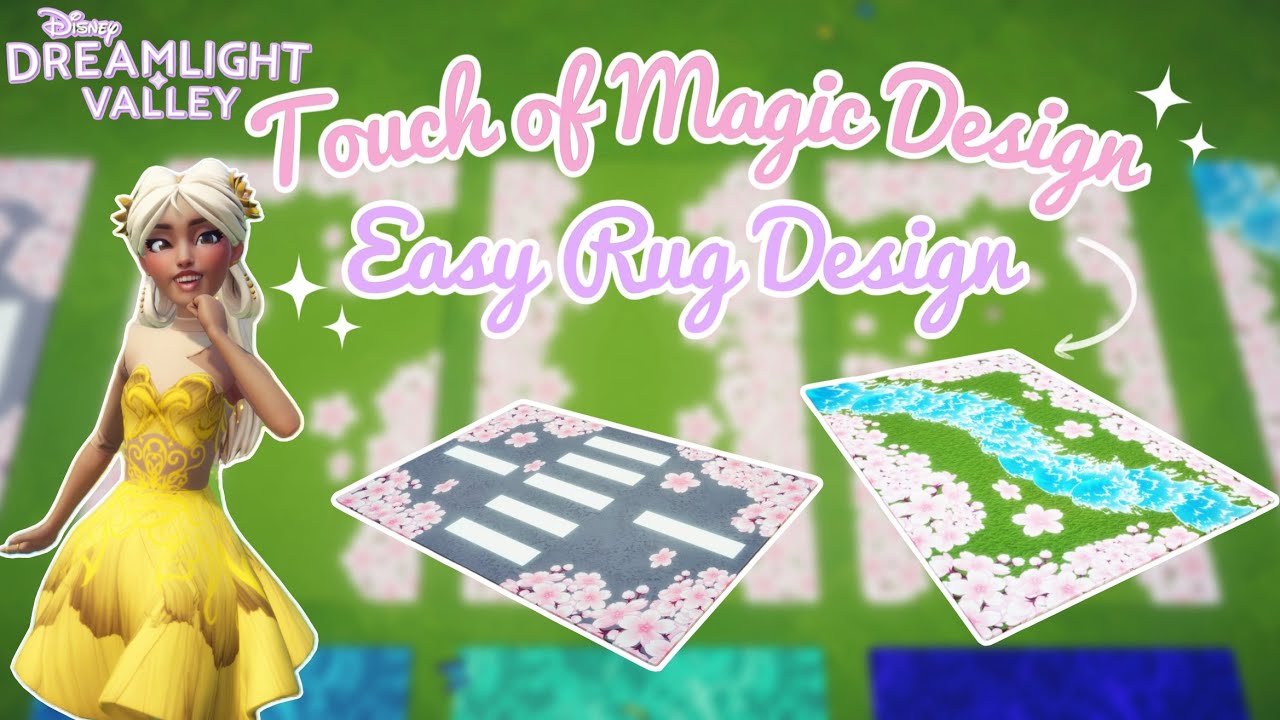 TOUCH OF MAGIC RUG TUTORIALS | SPEEDBUILD | DISNEY DREAMLIGHT VALLEY ...