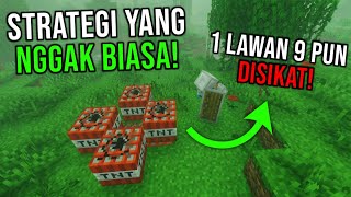 MANHUNT PALING TEGANG! Minecraft Speedrunner Vs 9 Hunters Analysis