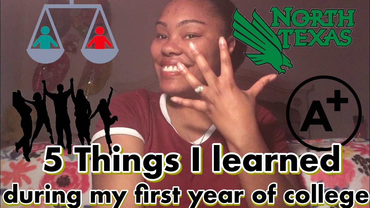 Szn 1, Ep. 1| 5 Things I Learned During My First Year Of College - YouTube