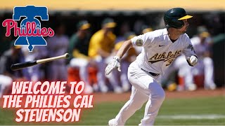 WELCOME TO THE PHILLIES CAL STEVENSON #MLB, #PHILLIES, #CALSTEPHENSON