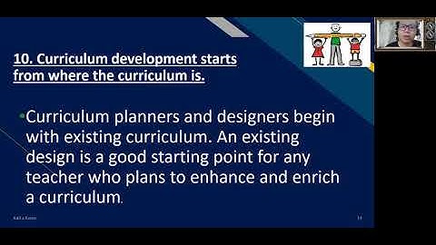 Ed 319 - Unit 3 - Lesson 1: Rudiments of Curriculum Designing