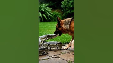 Khoảnh Khắc Nghẹt Thở: Chó Mẹ Liều Mạng Giải Cứu Con Khỏi Trăn Khổng Lồ