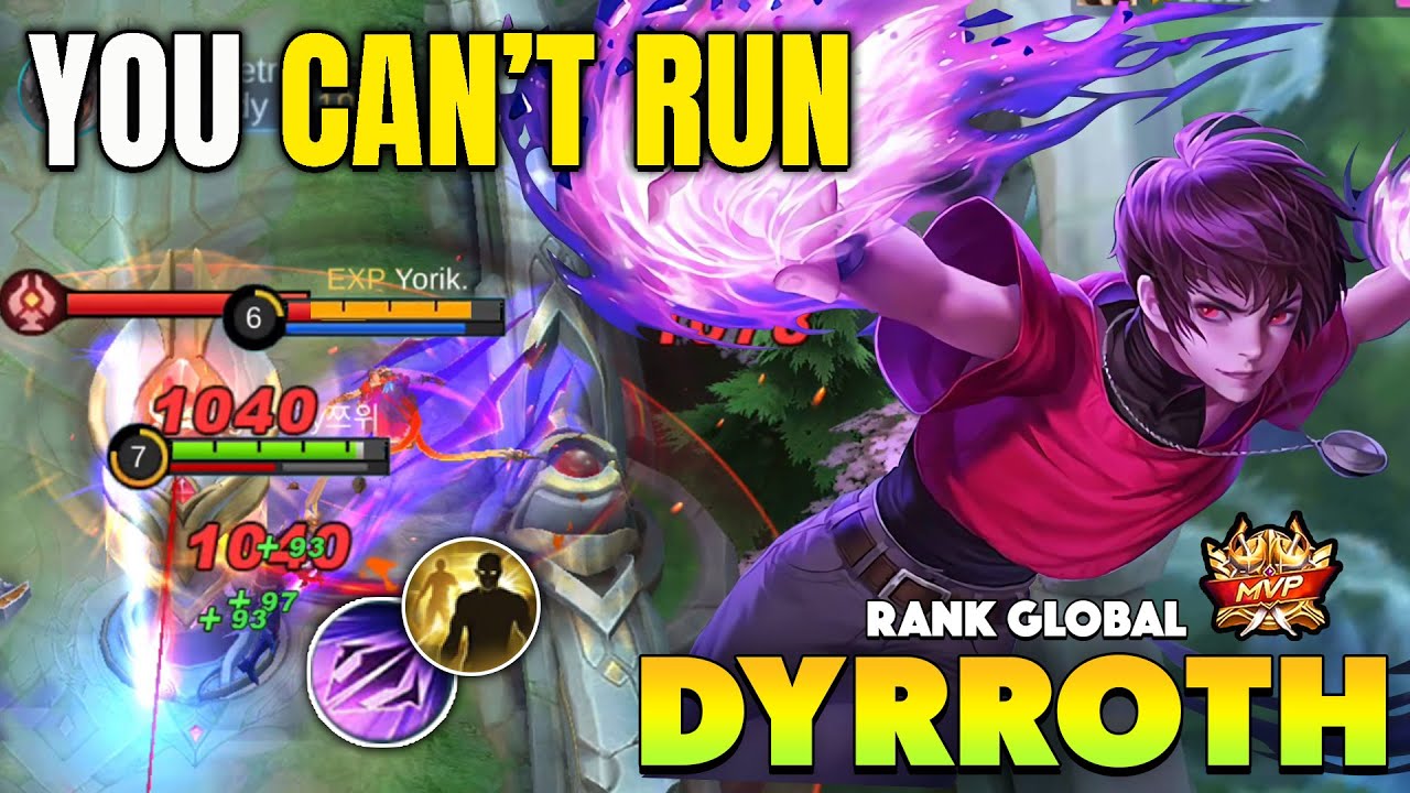 DYRROTH BEST BUILD AND GAMEPLAY 2022 ~ DYRROTH TOP GLOBAL 2022 ~ MOBILE LEGENDS