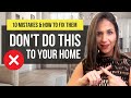 Dont do this top 10 mistakes  how to fix them immediately  interior design  home decor