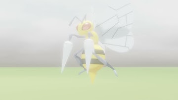 Weedle Line Evolution Animation