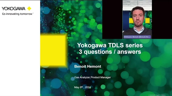 Three questions, three answers: B. Hémont on the subject of TDLS (Tunable Diode Laser Spectrometer)