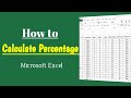 How to Calculate Percentage in Excel Sheet | Easy Excel Formula Tutorial