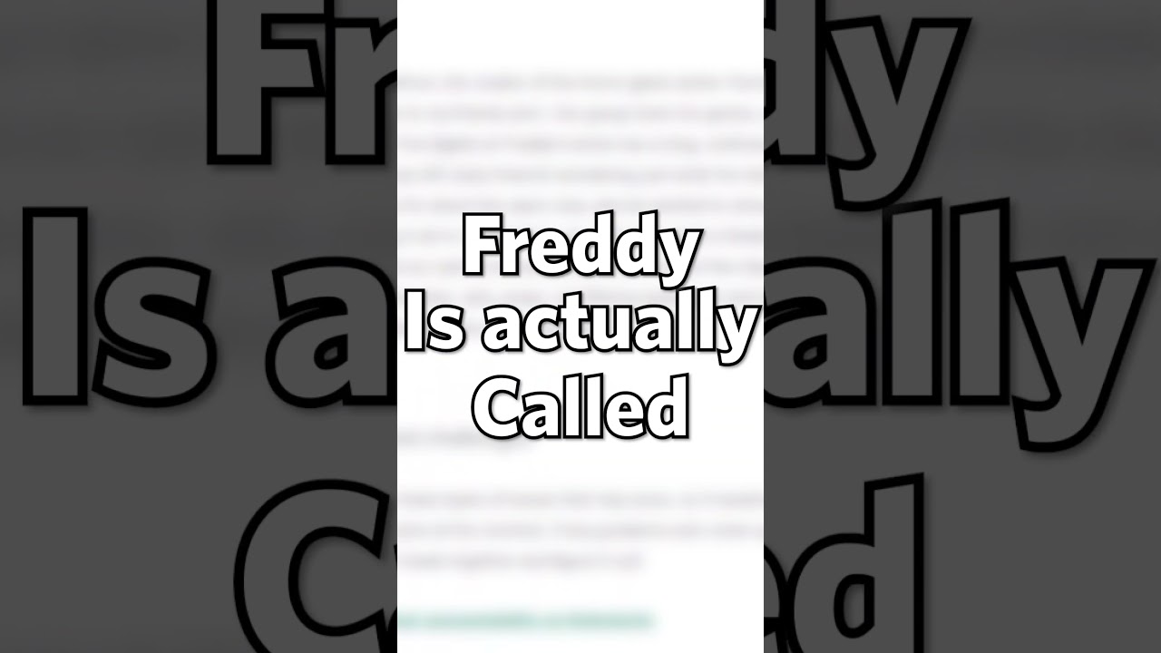FNAF Short