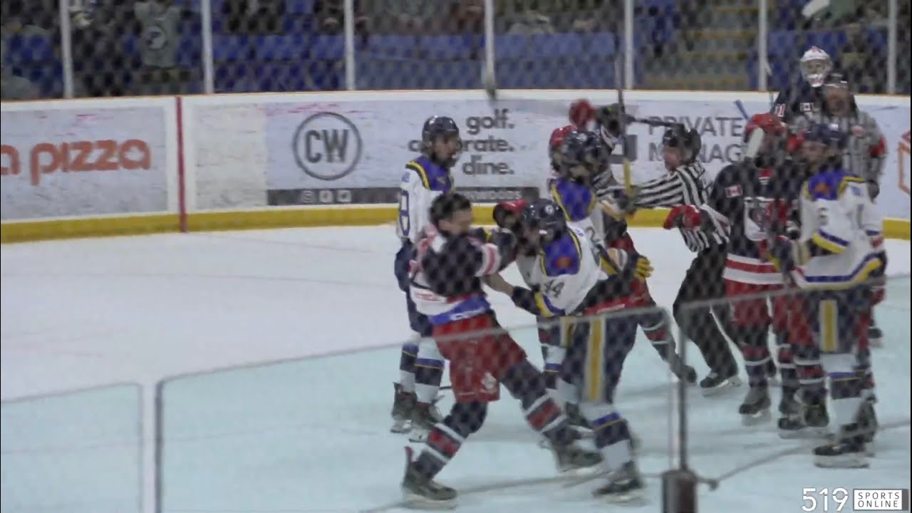 PJHL - Гланбрук Рейнджерс против Дандас Блюз