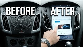 Watch Me Upgrade This Ford Focus With a Giant Touchscreen!