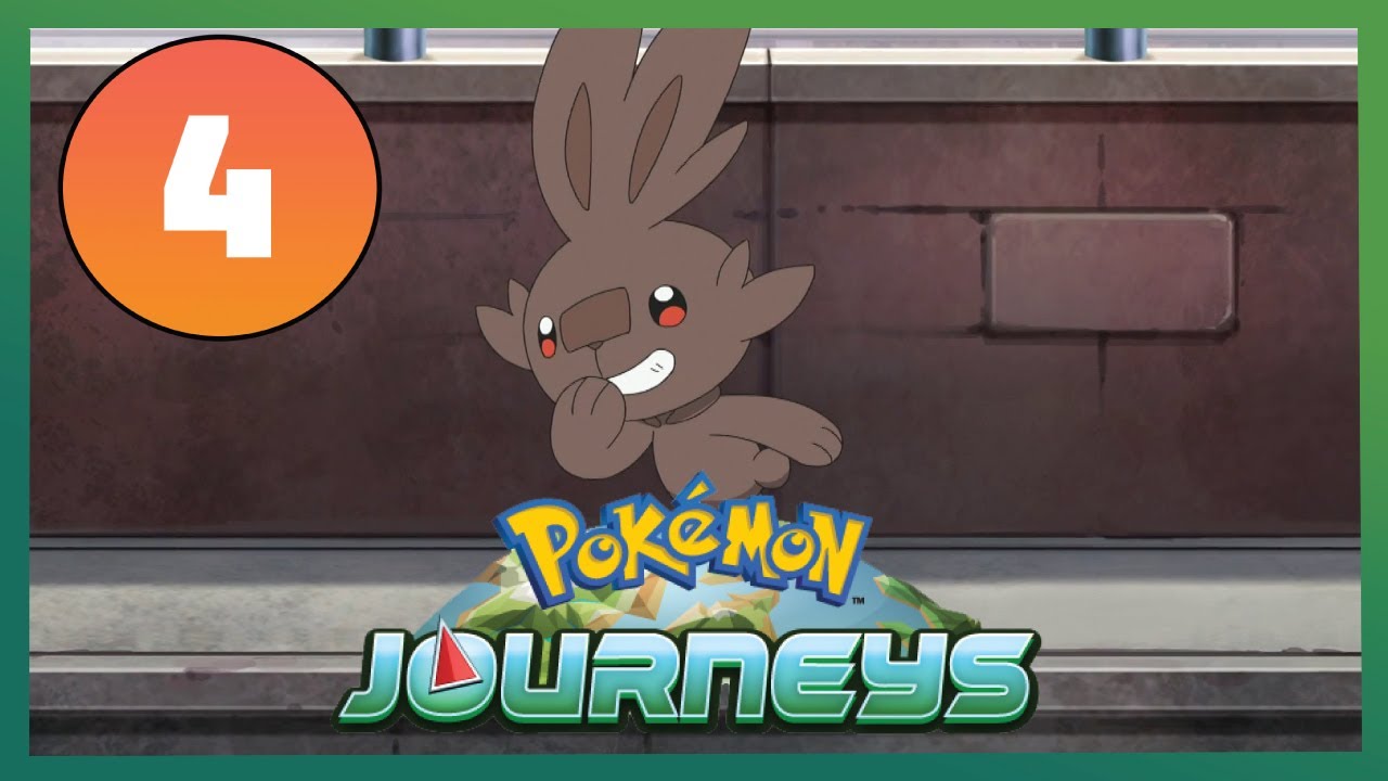 ◓ Anime Pokémon Journeys (Pokémon Jornadas) • Episódio 04: Vamos para a  Região de Galar! Um encontro com Scorbunny!!