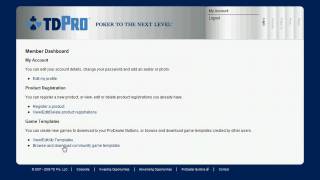 tdpro downloading community templates