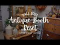 Fall Antique Booth Reset | Adding New Vintage Farmhouse Finds & Upcycles | How to decorate for fall