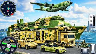 US Offroad Army Truck Driver Simulator - Military Transporter Driving - Android GamePlay screenshot 2
