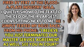 Fired by Text at the Gala I Triggered Their 38M Legal Collapse