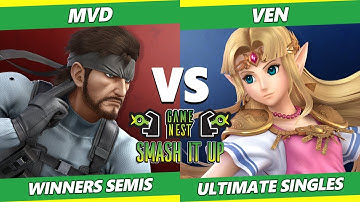 Smash It Up 22 Winners Semis- MVD (Snake, Pyra Mythra) Vs. Ven (Zelda) - SSBU Ultimate Tournament