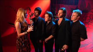 Fearne Cotton interviews Take That backstage | BRIT Awards 2007