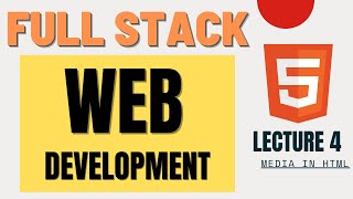 Media Files in HTML || Full Stack Web-Development Bootcamp || Lecture 4