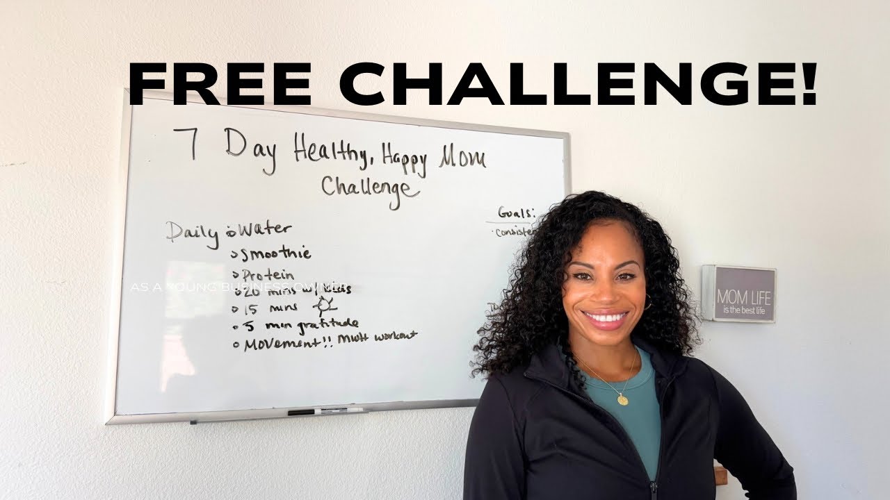 Mom hosting a fitness challenge