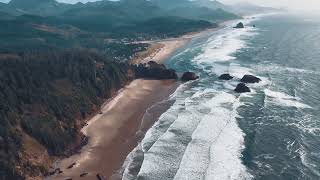 Cannon Beach, Oregon - Ecola Point - DJI Mavic 3