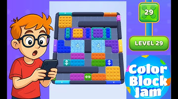 Color Block Jam Level 29 Solution Walkthrough