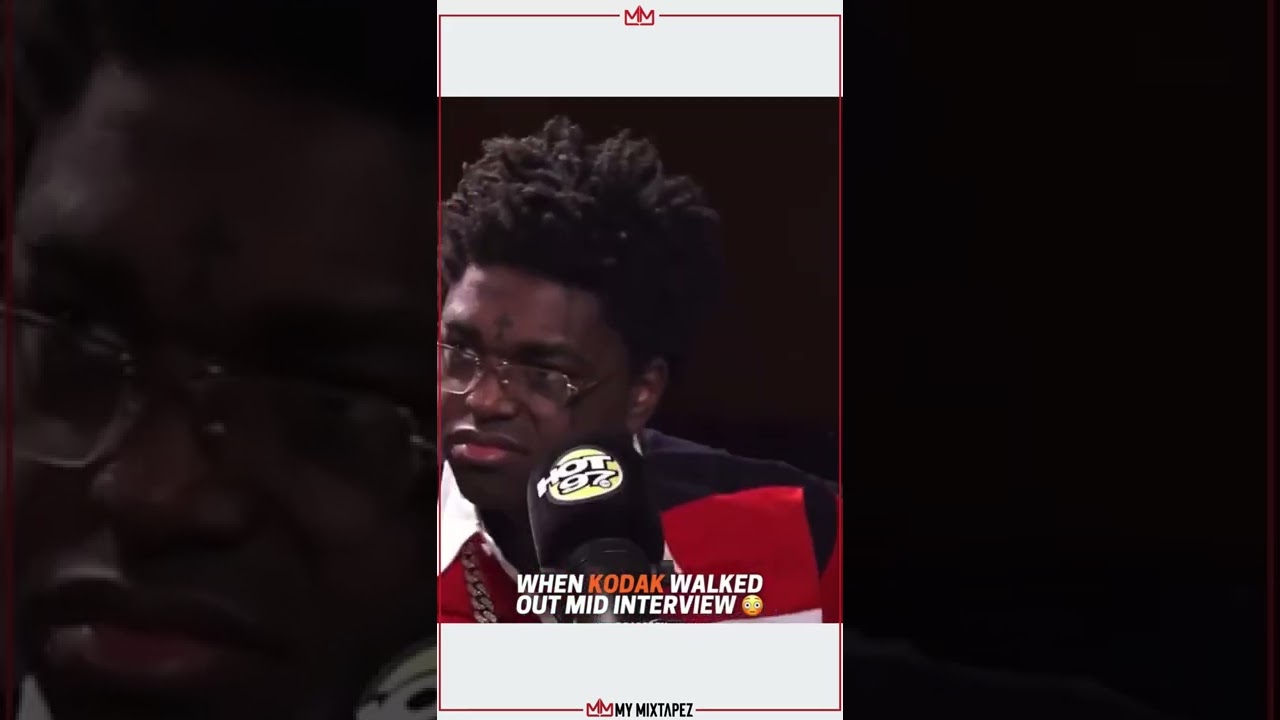 When Kodak Black walked out mid interview 😳🤔 adlı videoyu YouTube'da izle When Kodak Black walked out mid interview 😳🤔 adlı videoyu YouTube'da izle