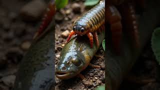 Mulipede Eating Big Fish