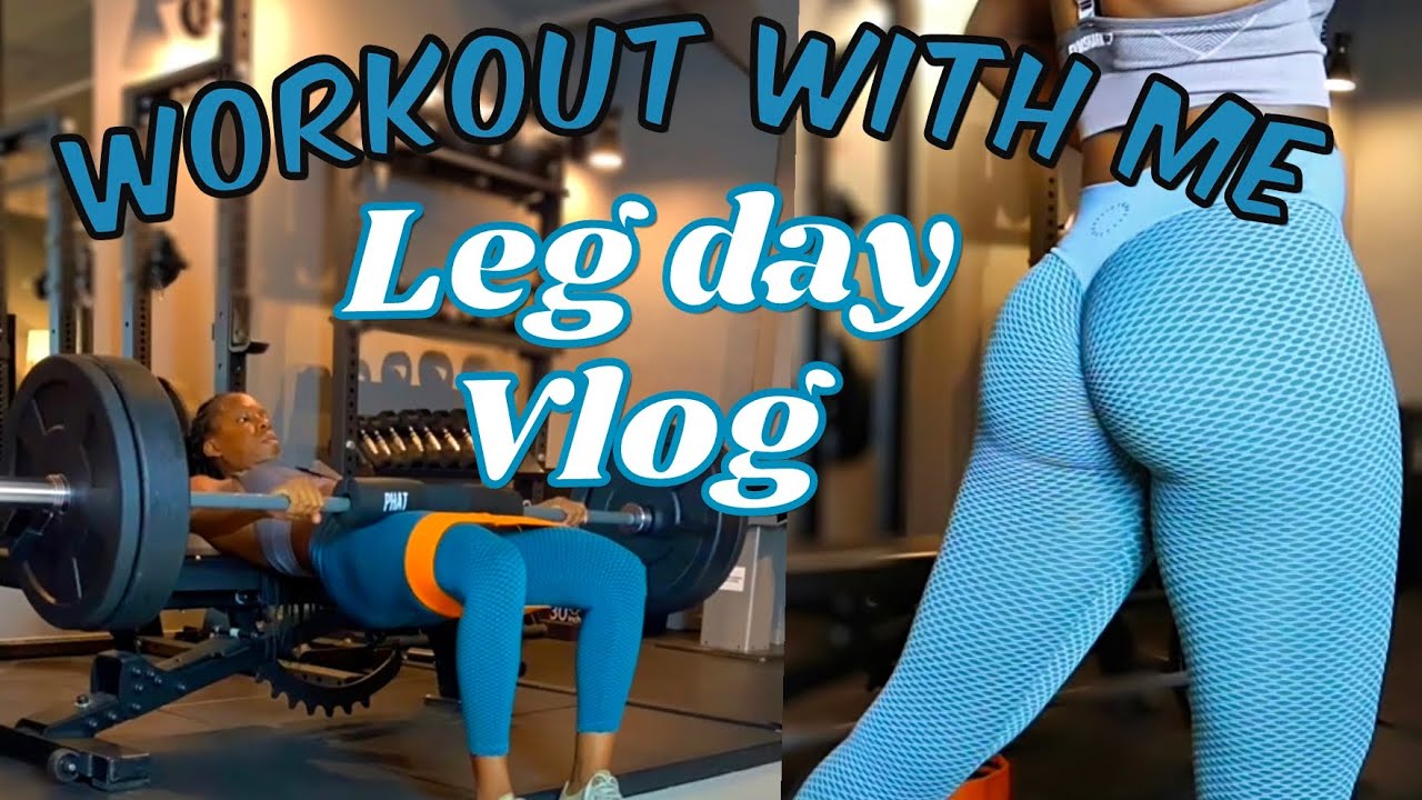Leg day gym vlog | Come to the gym with me | Tashana Charles - YouTube