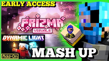 Prizma Visuals Texture Pack x Dynamic Light Add On ¦ Minecraft Vibrant Visuals Mash Up
