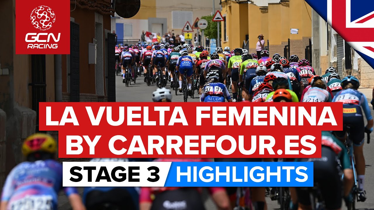 Chaos In The Crosswinds! La Vuelta Femenina 2023 Highlights - Stage 3